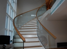 Helical handrail luxury house Gleneagles_