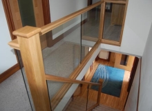 Timber and Glass Staircase