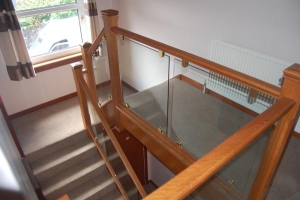 Timber and Glass Staircase St Andrews
